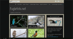 Desktop Screenshot of fuglefoto.net