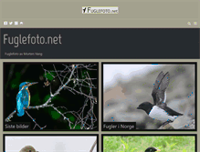 Tablet Screenshot of fuglefoto.net